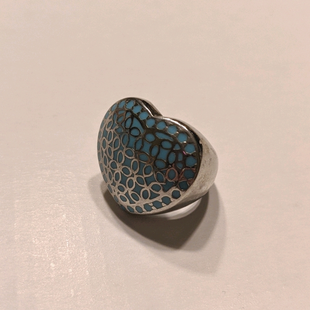 Stainless Steel Heart Ring